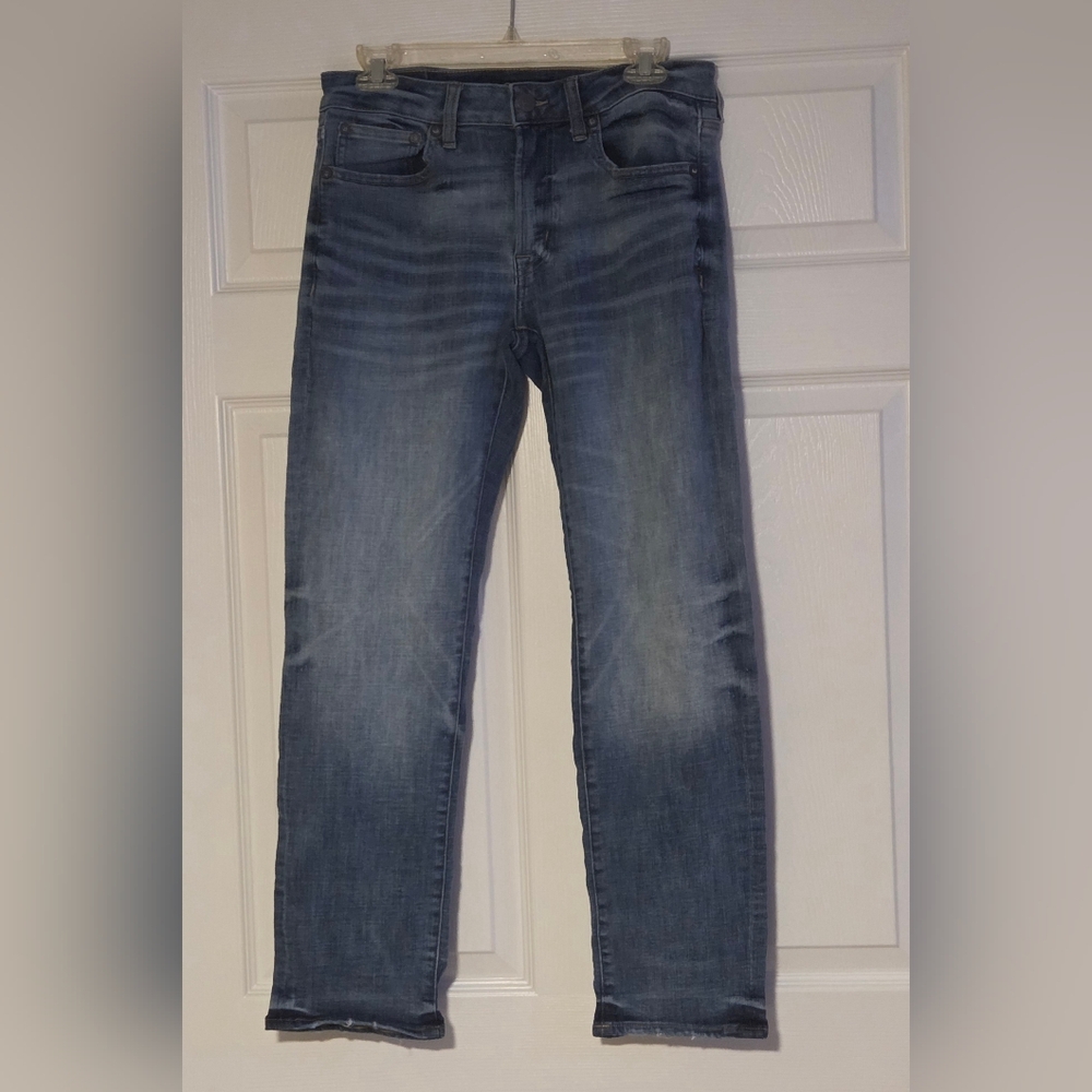 Men's American Eagle Outfitters Medium Wash Slim Straight Jeans